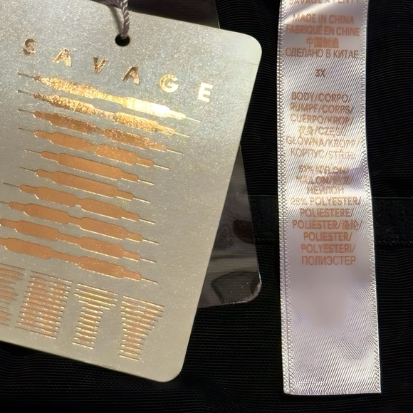 Savage x Fenty Pullover Black Lace Bralette - Size 3x Plus Size NWT - Picture 6 of 7